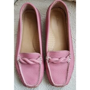 LL Bean Leather Driving Moccasins 10 M